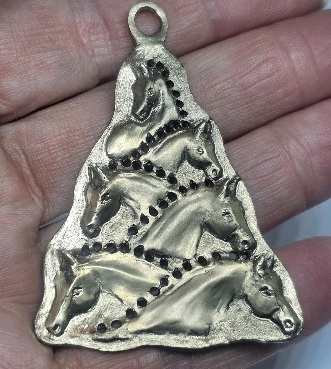 Horses and Tree Ornament